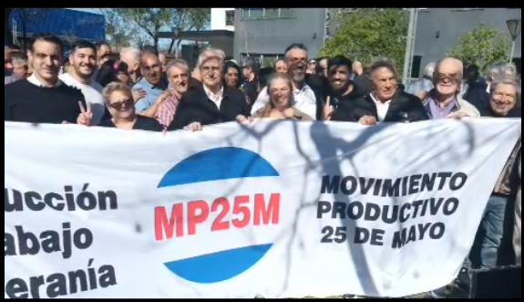 El MP25M con los candidatos de Fuerza Patria El MP25M con los candidatos de Fuerza Patria
