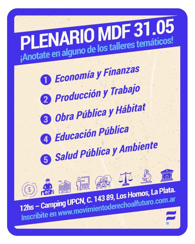 Plenario del Movimiento Derecho al Futuro 2