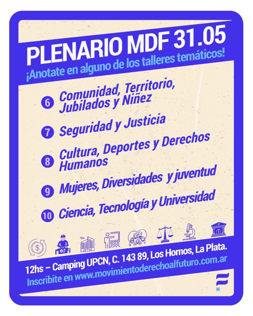 Plenario del Movimiento Derecho al Futuro 3