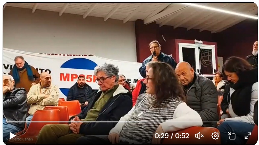 Jose Suchowiercha del Instituto Patria en el encuentro por el Dia del Empresario Nacional