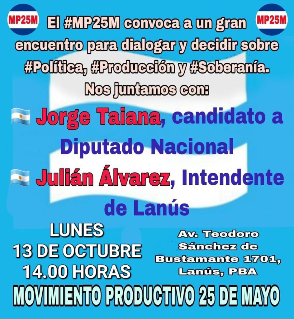 Encuentro Taiana Alvarez del MP25M
