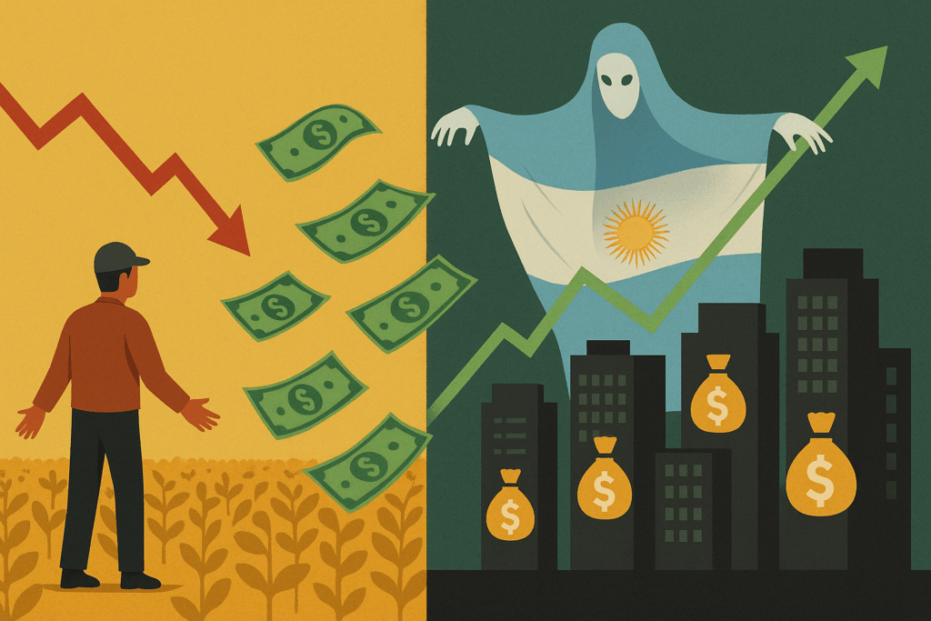 retenciones soja, exportadoras agrícolas, Milei agro, productores soja argentina, MP25M, fraude electoral campo