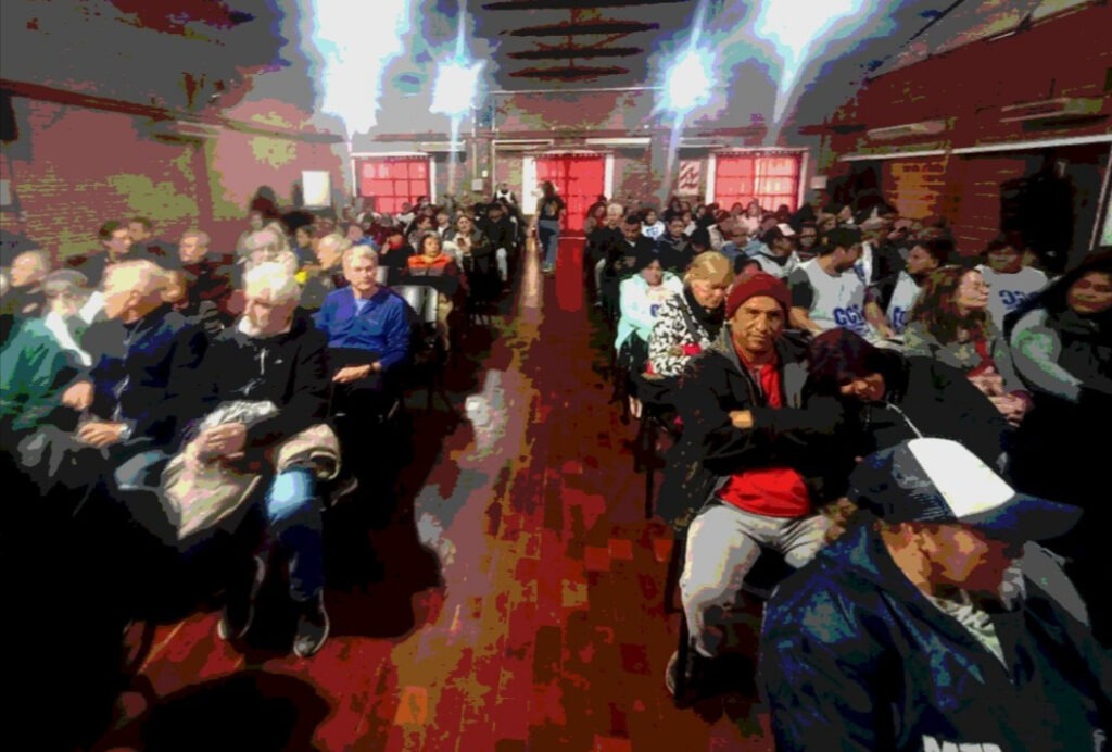 MP25M presente en el Primer Encuentro Regional por el Trabajo convocado por la Iglesia. Participaron CTA, UTEP, CGT y CCC en busca de articulación productiva.
