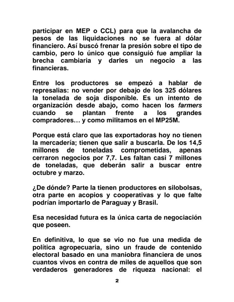 Retenciones exportadores vs productores 2