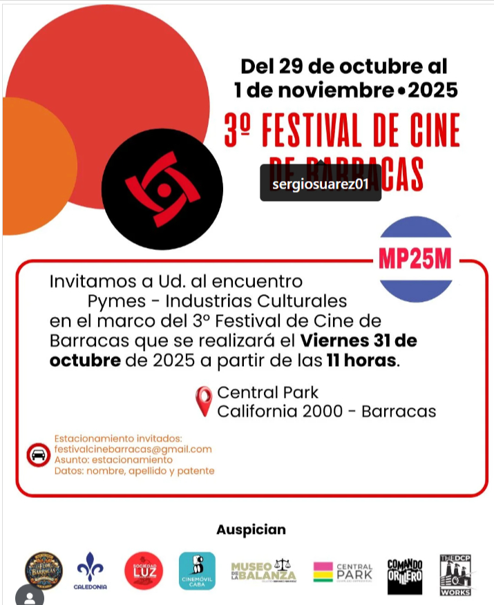3ª Edición del "Festival de Cine de Barracas" 1 3er festival de cine en barracas