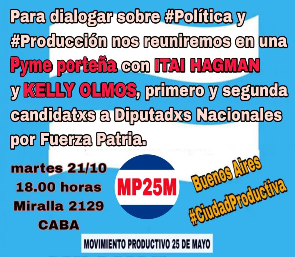 Movimiento Productivo 25 de Mayo 1 Encuentro Olmos Hadman