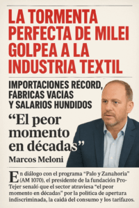 Movimiento Productivo 25 de Mayo 7 Entrevista a Marco Meloni en AM1070 con Mario Martin