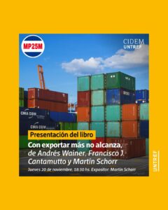 CON EXPORTAR MAS NO ALCANZA