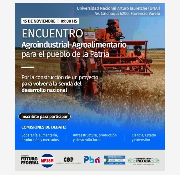 Encuentro AgoIndustrial y AgroAlimentario en la UNAJ