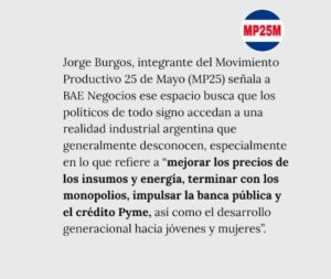 Articulo de Jorge Burgos en Bae Negocios