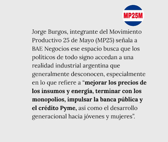 Articulo de Jorge Burgos en Bae Negocios