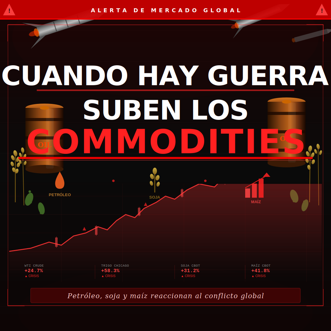 con guerra suben los comodites