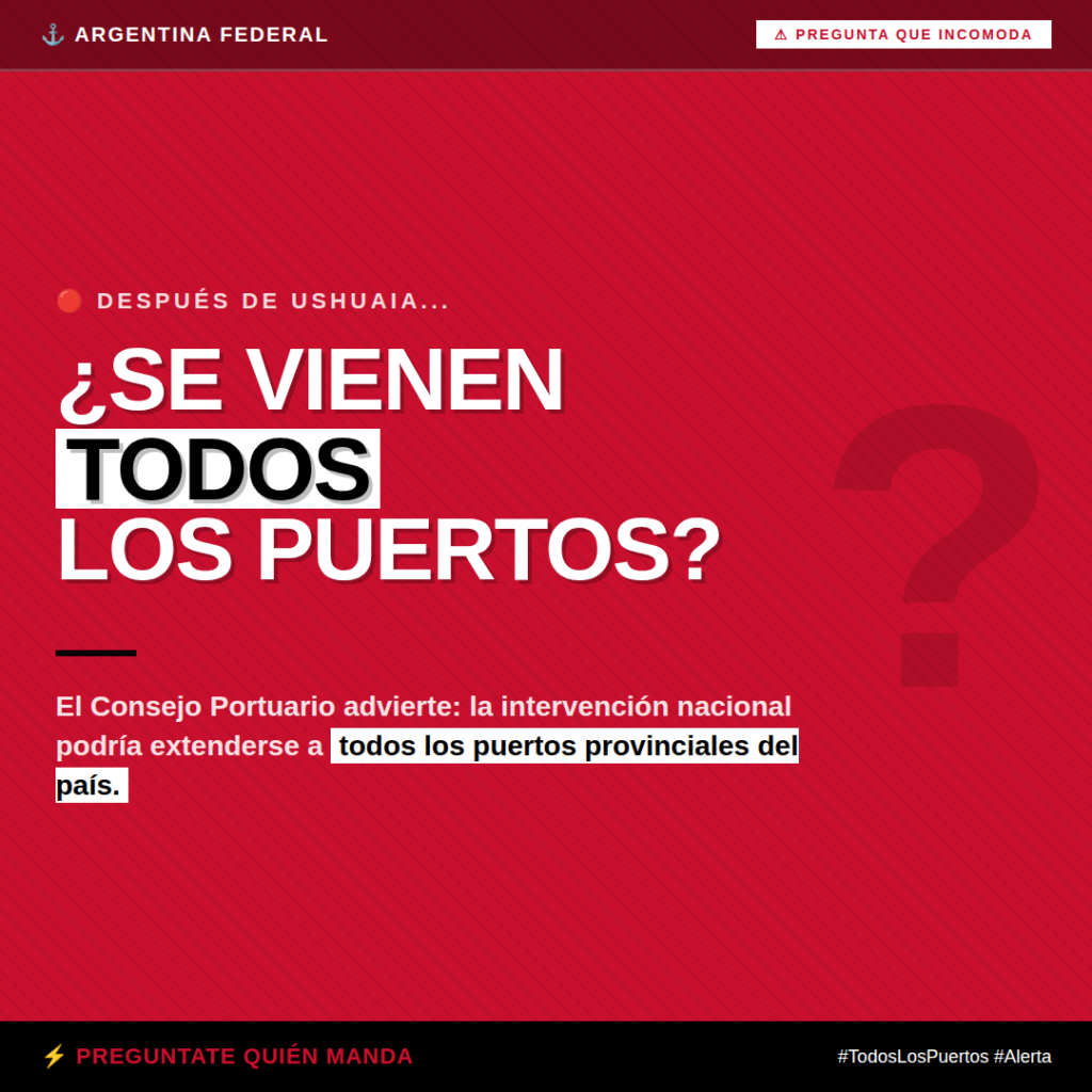 #PuertoDeUshuaia
#Federalismo
#Soberanía
#PuertosArgentinos
#TrabajoPortuario
#AutonomíaProvincial
#Argentina
#PolíticaArgentina