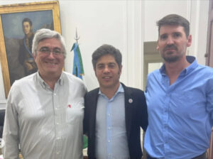 Gaston Borsini con Axcel Kicillof