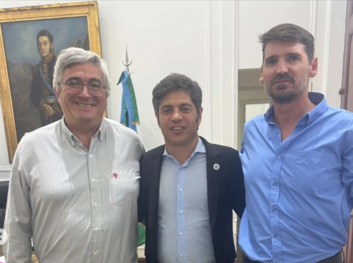 Gaston Borsini con Axcel Kicillof