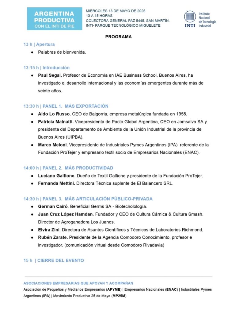 el mp25m junto al inti