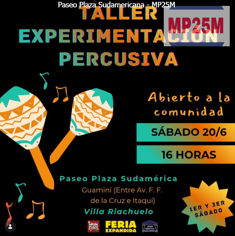 Paseo Plaza Sudamérica y el MP25M: la economía popular que se organiza y multiplica beneficios 4 Paseo Plaza Sudamérica se integró al MP25M y logró mejoras en su feria de emprendedores junto a Cristian Martínez, el INTI y Néstor Escudero, además de un programa de bolsones frutihortícolas con Claudio Balbuena.