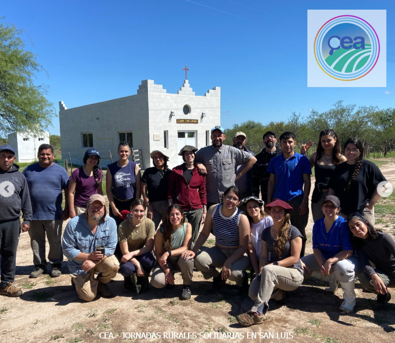 MP25M, CEA, Mervak y HMA4 fortalecen la producción agropecuaria con jornadas rurales solidarias en Mendoza, San Luis y Santiago del Estero 20 Una vez más, la universidad pública se pone el mameluco y sale al territorio.
En La Crisálida, estudiantes, productores y docentes compartimos días de trabajo, aprendizaje y comunidad.