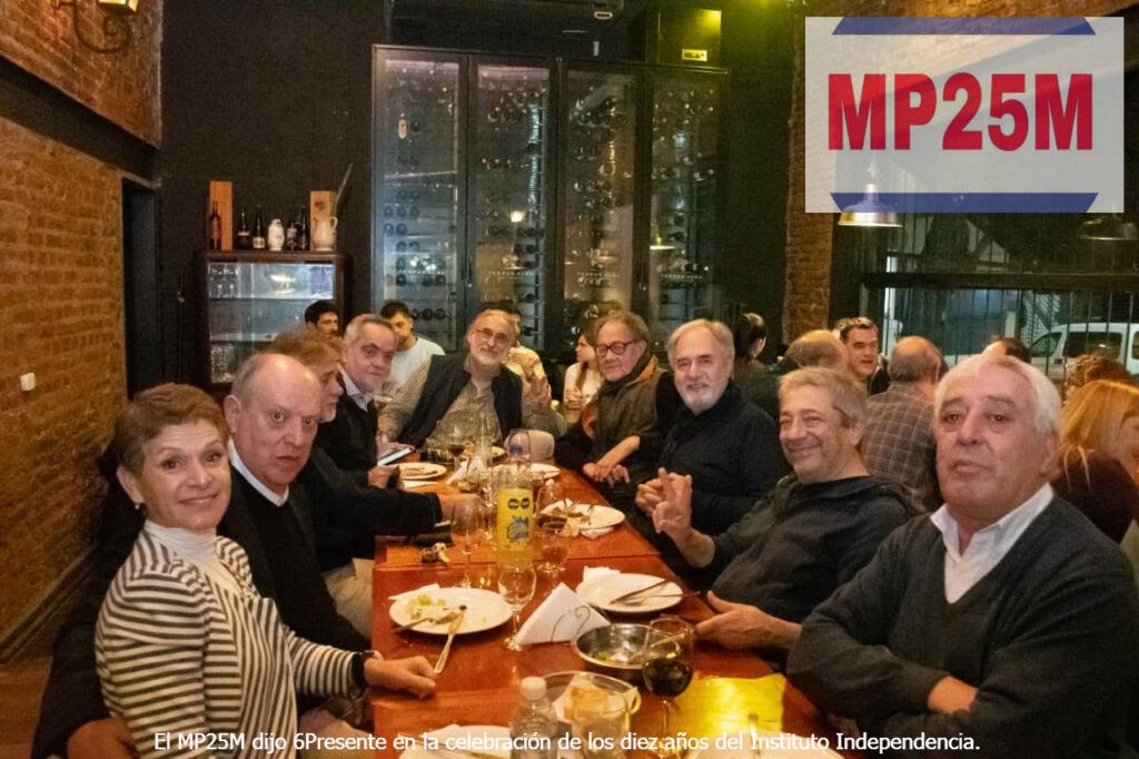 Diez años defendiendo las ideas nacionales: el Instituto Independencia celebró su aniversario con Feletti como invitado central 5 El Instituto Independencia celebró sus diez años con Roberto Feletti, que presentó su libro sobre el fracaso de las élites argentinas para sostener un proyecto de poder estable, de Macri a Milei.