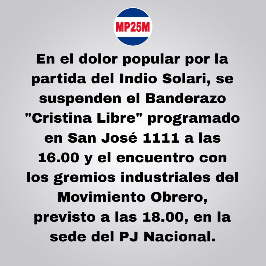 banderazo suspendido