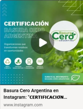 certificacion basura cero