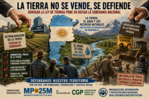la tierra NO SE VENDE SE DEFIENDE