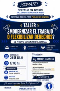 taller modernizar el trabajo