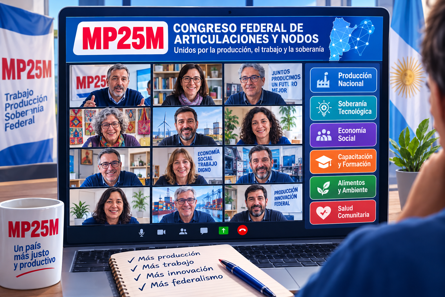 congreso federal de nodos del MP25M