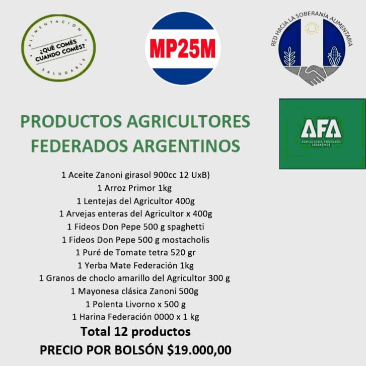 productos agricultores federados de argentina