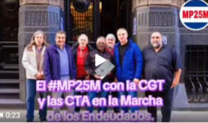 marcha de los endeudados
