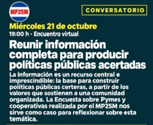 MP25M Conversatorio Reunir Info Completa para politicas publicas acertadas