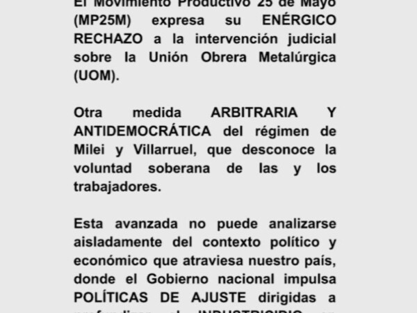 Movimiento Productivo 25 de Mayo 2